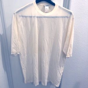 Men's white Versace shirt
